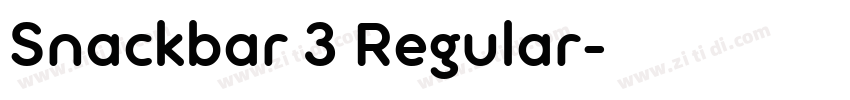 Snackbar 3 Regular字体转换